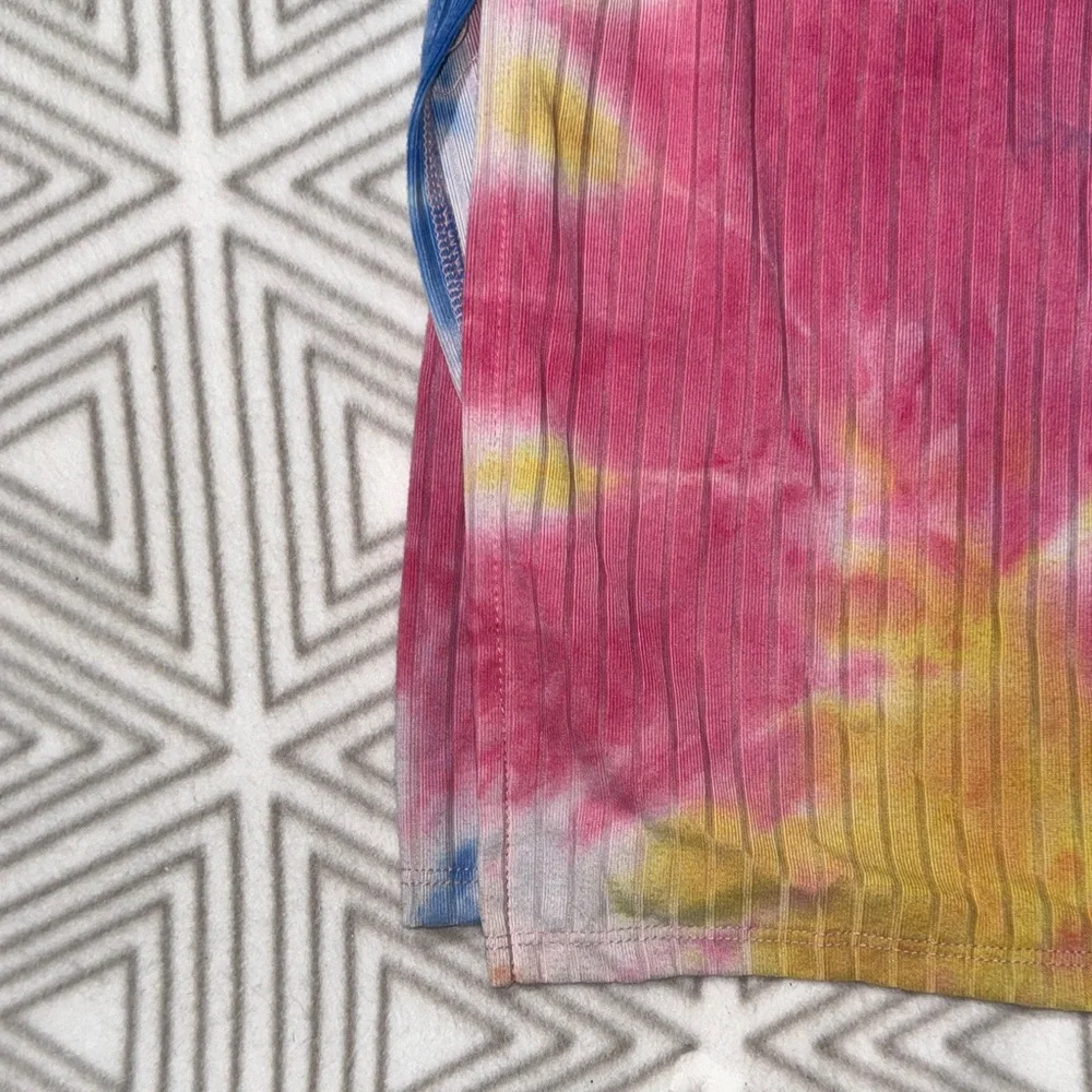 Absolutely Colorful Tie-Dye Kids Dress - Picture 6 of 9